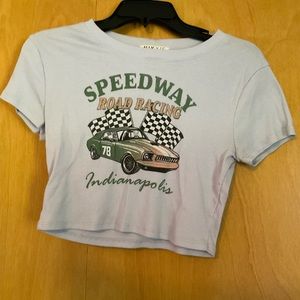 Vintage Fitted Crop T-shirt